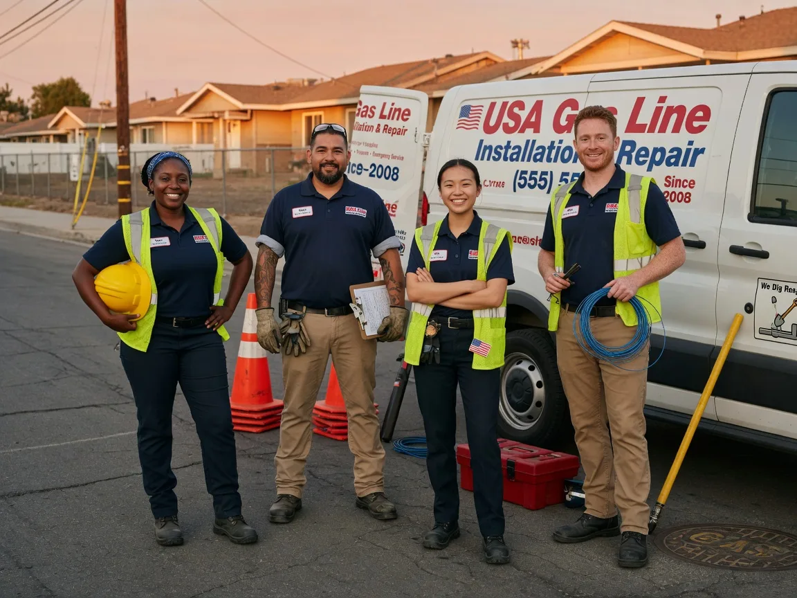 Gas Line Installation company in Mcfaddin, TX